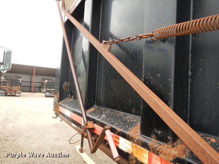 image for item DK1828 2009 Neville FL13  end dump pup trailer