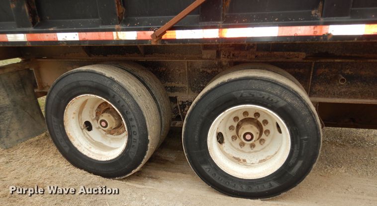 image for item DK1828 2009 Neville FL13  end dump pup trailer