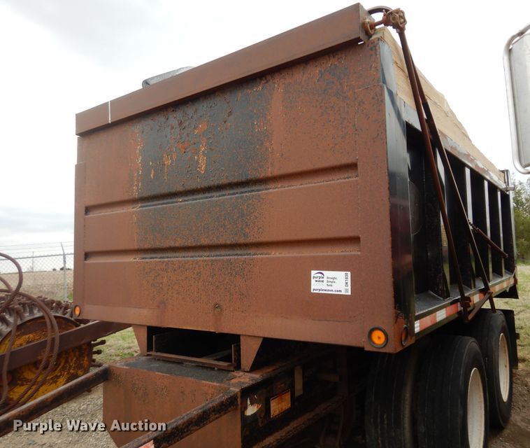 image for item DK1830 2009 Neville FL13  end dump pup trailer