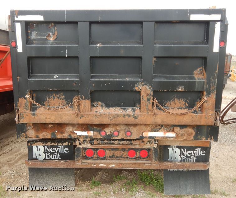image for item DK1830 2009 Neville FL13  end dump pup trailer