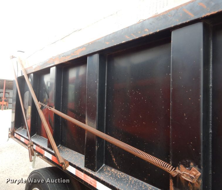 image for item DK1830 2009 Neville FL13  end dump pup trailer