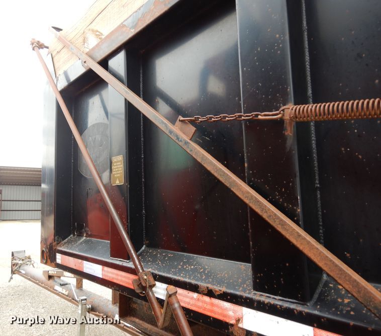 image for item DK1830 2009 Neville FL13  end dump pup trailer