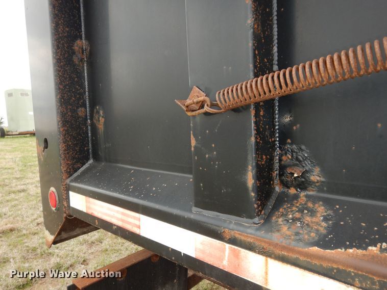 image for item DK1830 2009 Neville FL13  end dump pup trailer