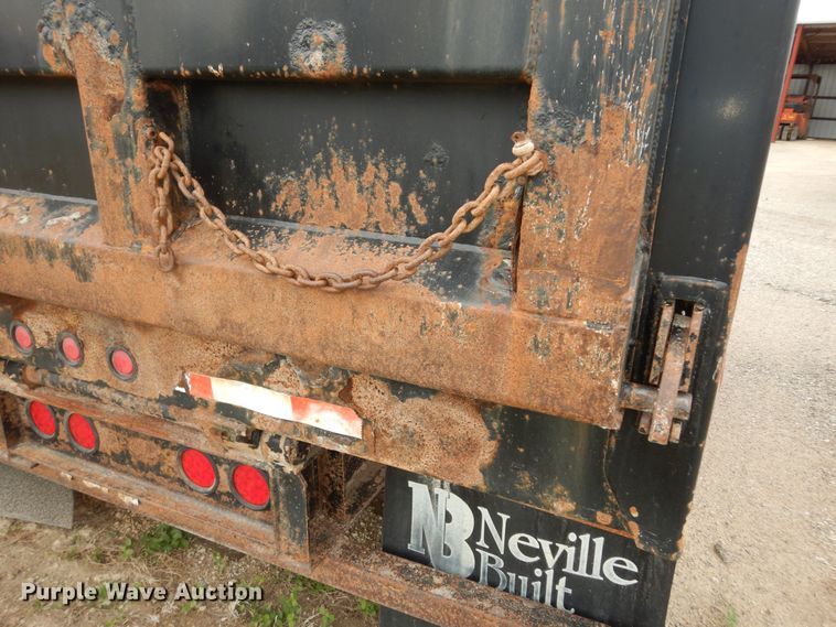 image for item DK1830 2009 Neville FL13  end dump pup trailer