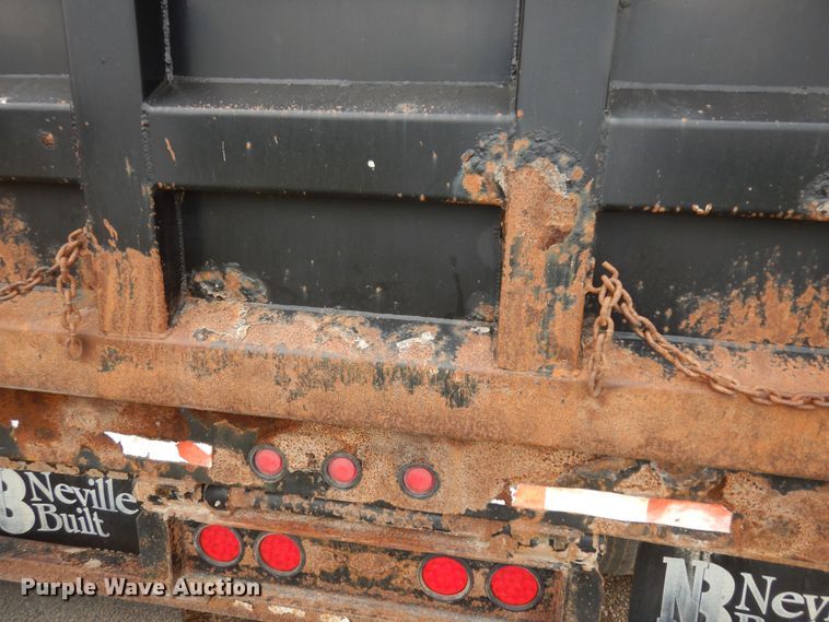 image for item DK1830 2009 Neville FL13  end dump pup trailer