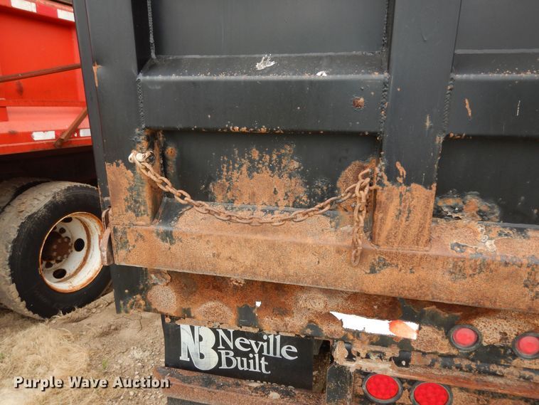 image for item DK1830 2009 Neville FL13  end dump pup trailer