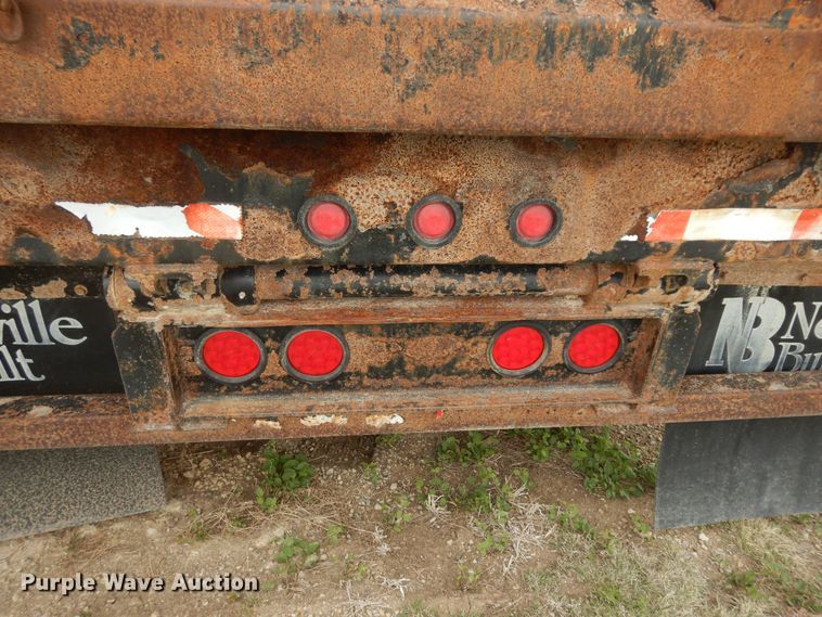 image for item DK1830 2009 Neville FL13  end dump pup trailer