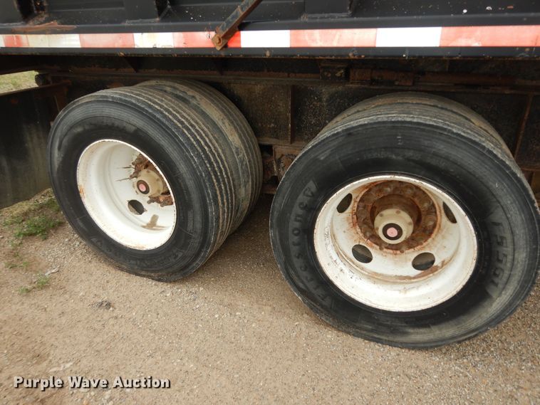 image for item DK1830 2009 Neville FL13  end dump pup trailer