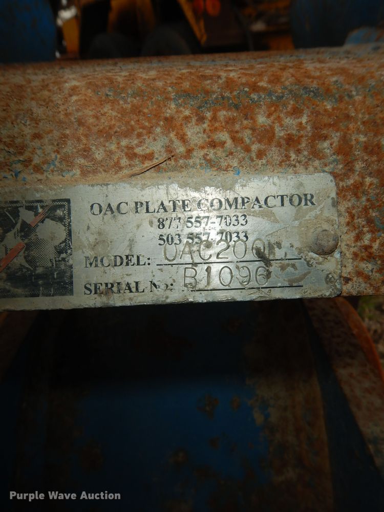 image for item DK1834 Okada OAC200  plate compactor