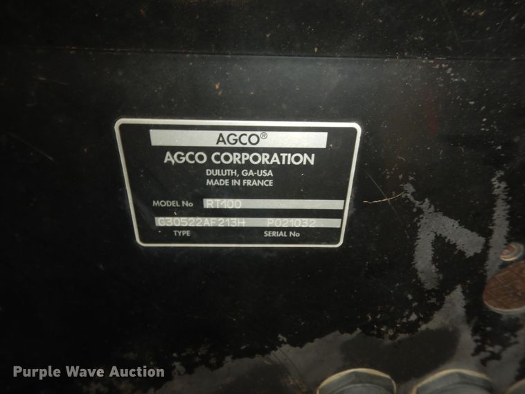 image for item DK1840 2005 AGCO RT100  MFWD tractor