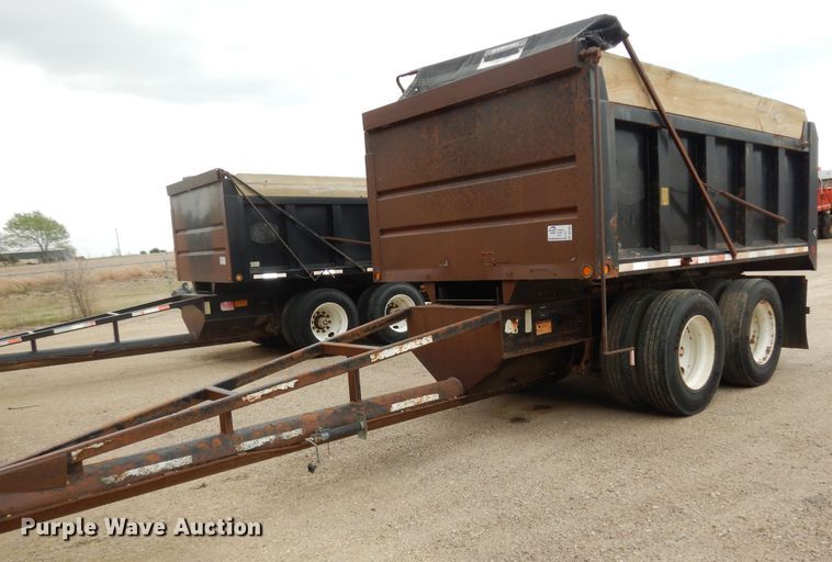 image for item DK1842 2009 Neville FL13  end dump pup trailer