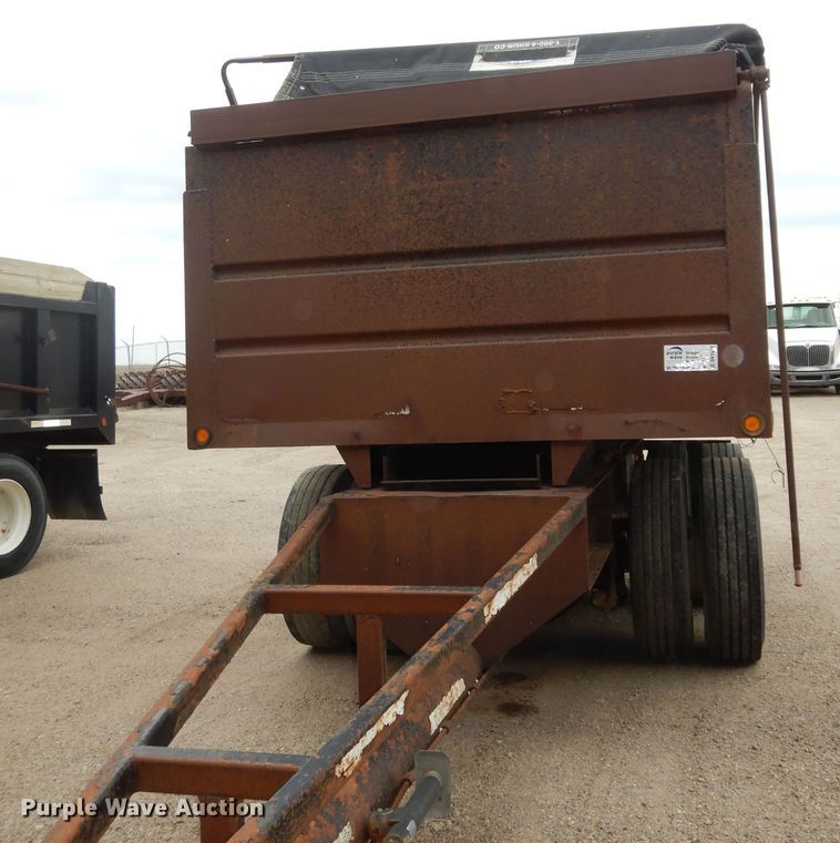 image for item DK1842 2009 Neville FL13  end dump pup trailer