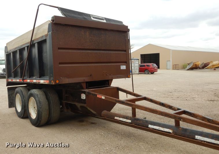 image for item DK1842 2009 Neville FL13  end dump pup trailer