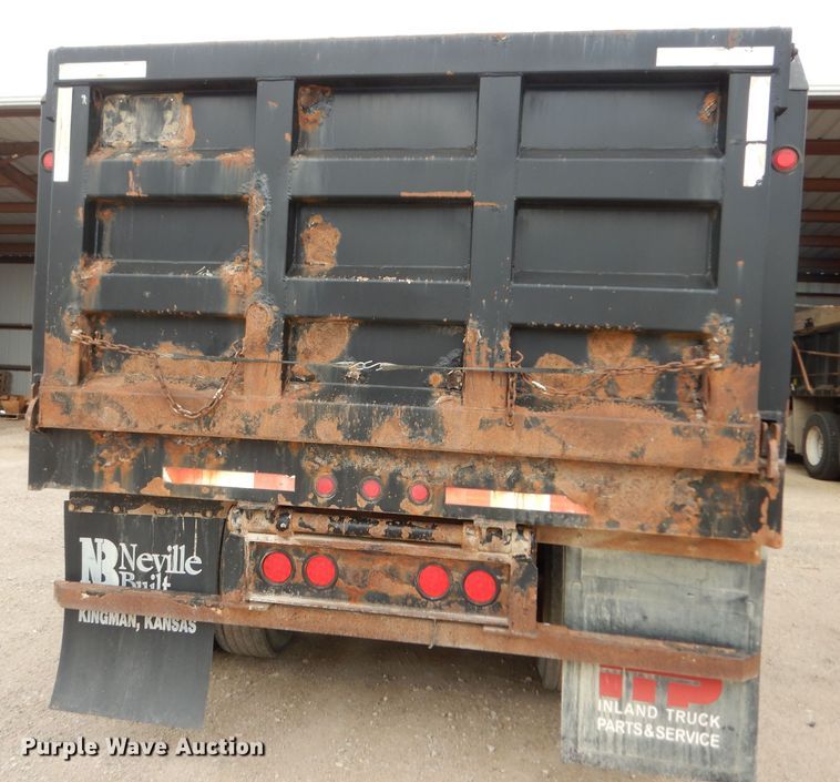 image for item DK1842 2009 Neville FL13  end dump pup trailer