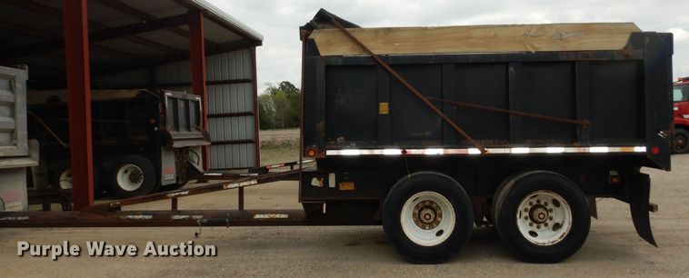 image for item DK1842 2009 Neville FL13  end dump pup trailer