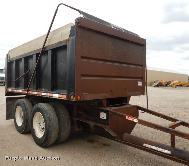 image for item DK1842 2009 Neville FL13  end dump pup trailer