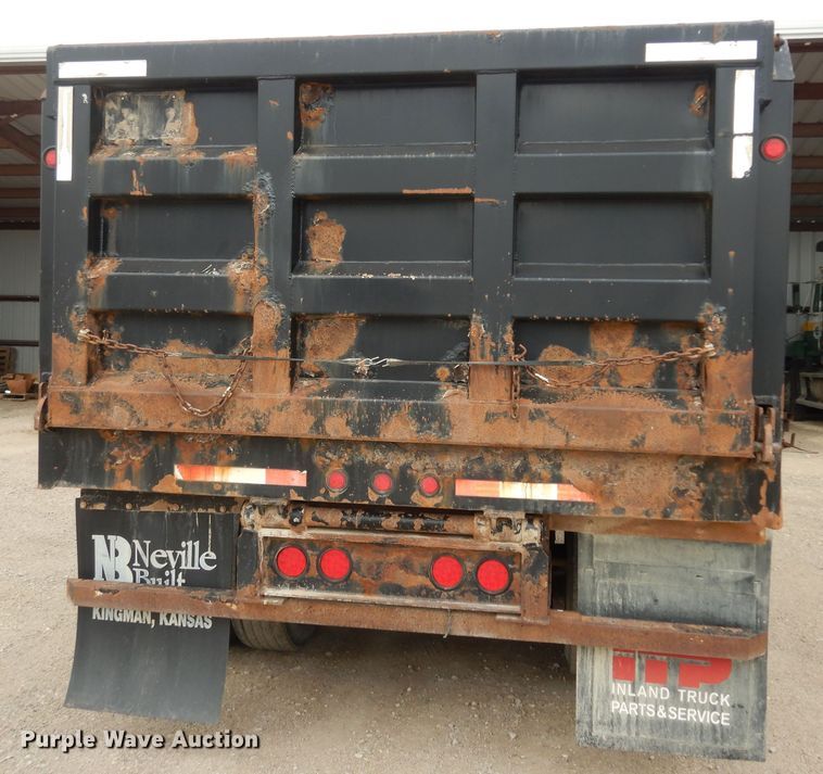 image for item DK1842 2009 Neville FL13  end dump pup trailer