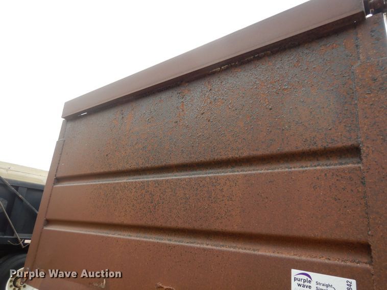 image for item DK1842 2009 Neville FL13  end dump pup trailer