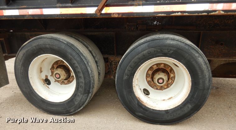 image for item DK1842 2009 Neville FL13  end dump pup trailer