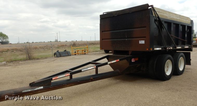 image for item DK1843 2009 Neville FL13  end dump pup trailer