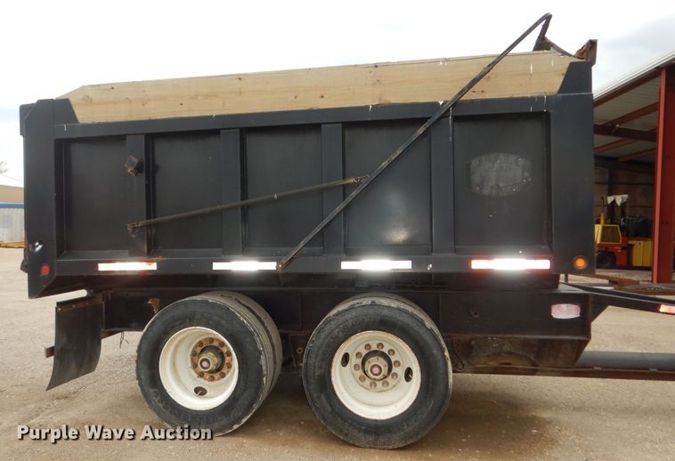 image for item DK1843 2009 Neville FL13  end dump pup trailer