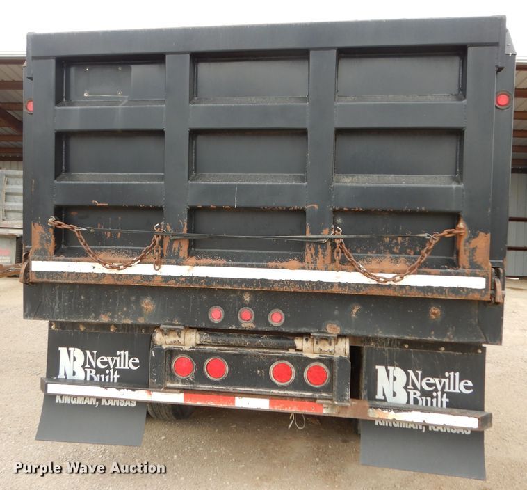 image for item DK1843 2009 Neville FL13  end dump pup trailer