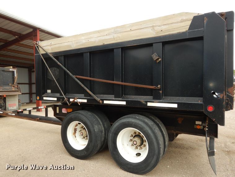 image for item DK1843 2009 Neville FL13  end dump pup trailer