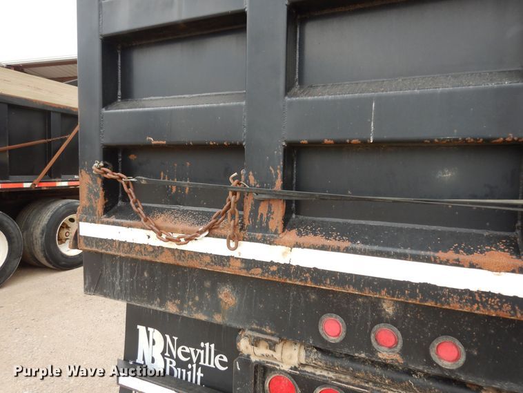 image for item DK1843 2009 Neville FL13  end dump pup trailer