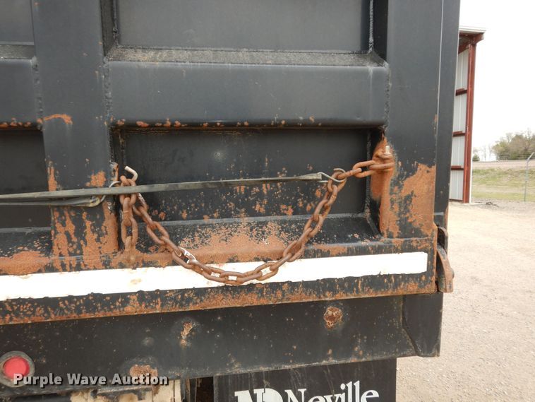 image for item DK1843 2009 Neville FL13  end dump pup trailer