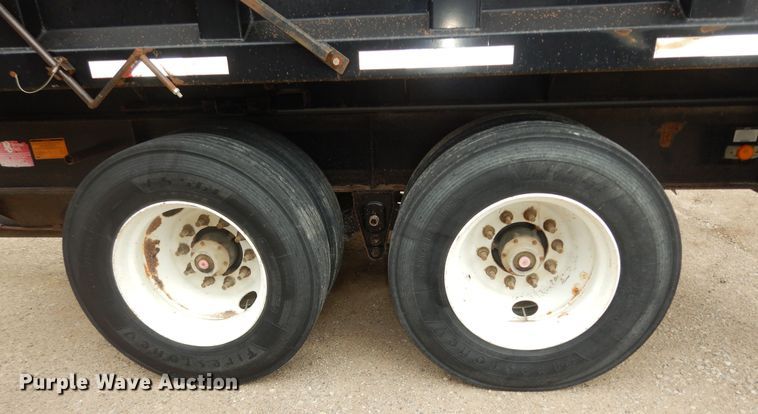 image for item DK1843 2009 Neville FL13  end dump pup trailer