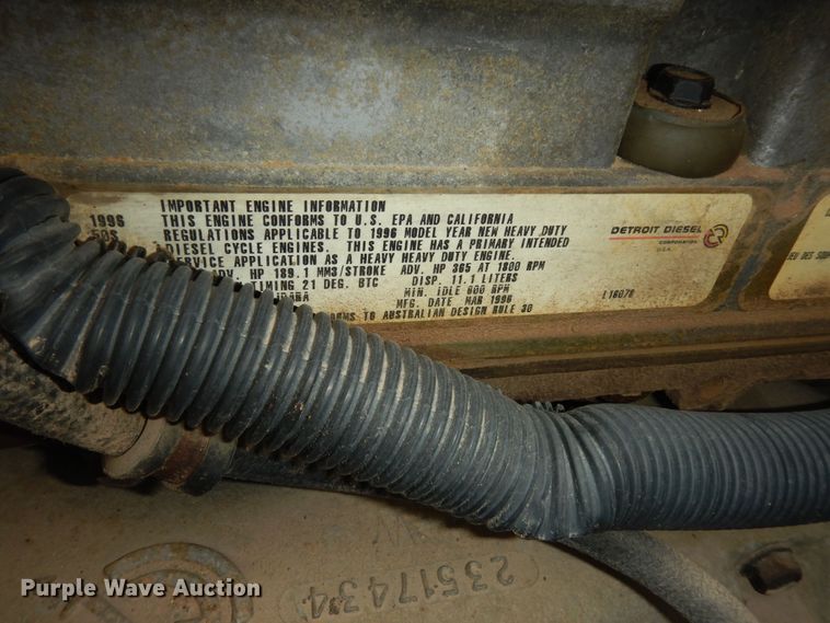 image for item DK1844 1996 Volvo WG  dump truck