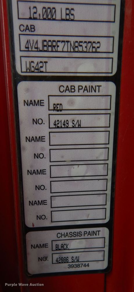 image for item DK1844 1996 Volvo WG  dump truck