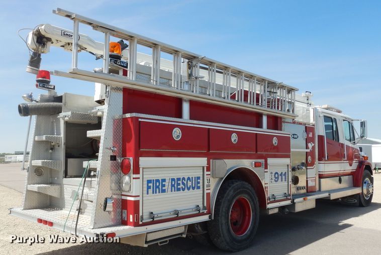 image for item DK1852 1995 Freightliner FL80  pumper fire truck