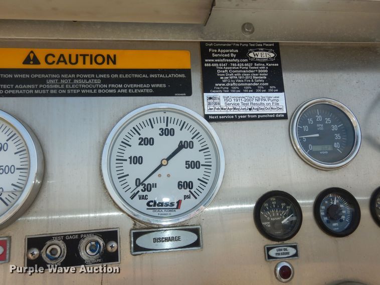 image for item DK1852 1995 Freightliner FL80  pumper fire truck