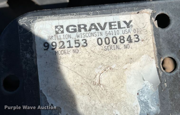 image for item DN4595 Gravely 260Z  ZTR lawn mower