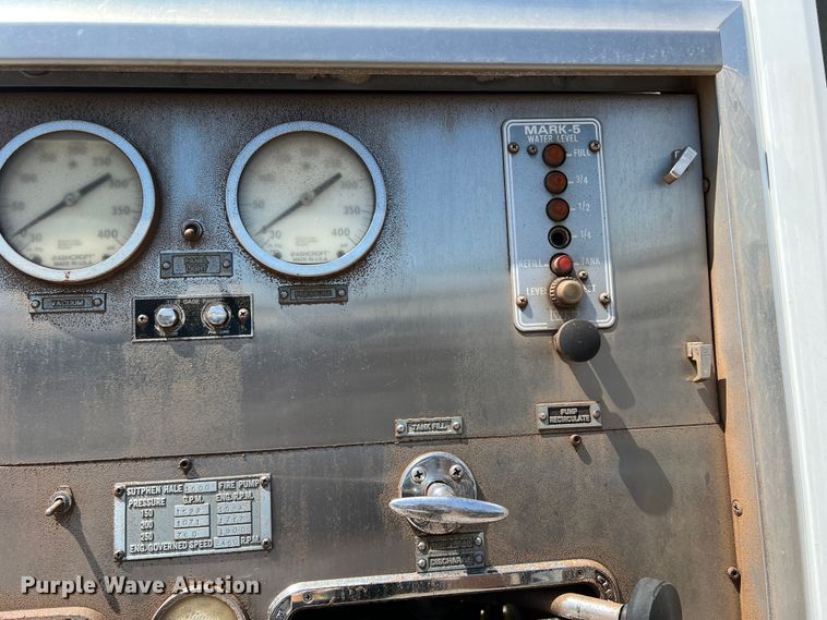 image for item DN4607 1988 Sutphen CF1500L  pumper fire truck