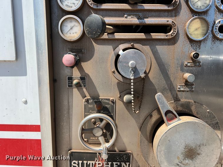 image for item DN4607 1988 Sutphen CF1500L  pumper fire truck