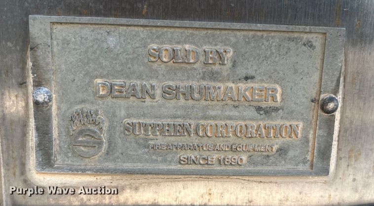 image for item DN4607 1988 Sutphen CF1500L  pumper fire truck