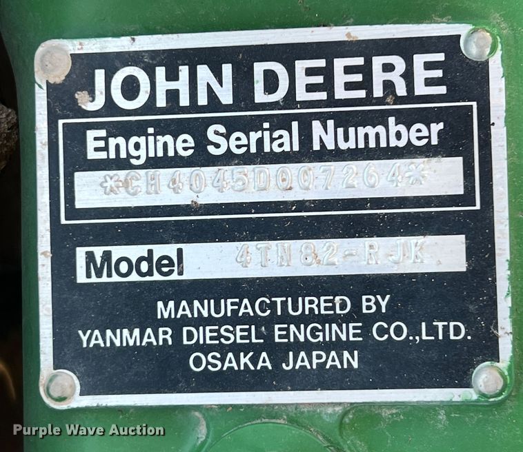 image for item DN4616 John Deere 970  tractor