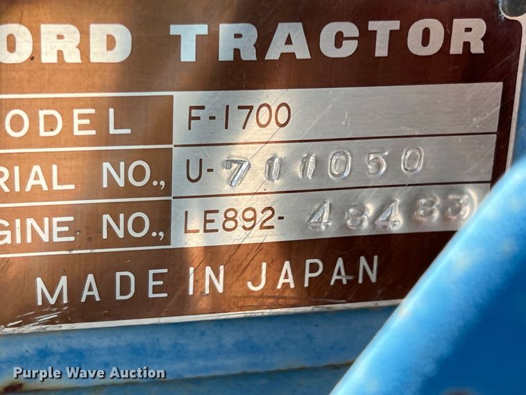 image for item DN4618 Ford 1700  tractor