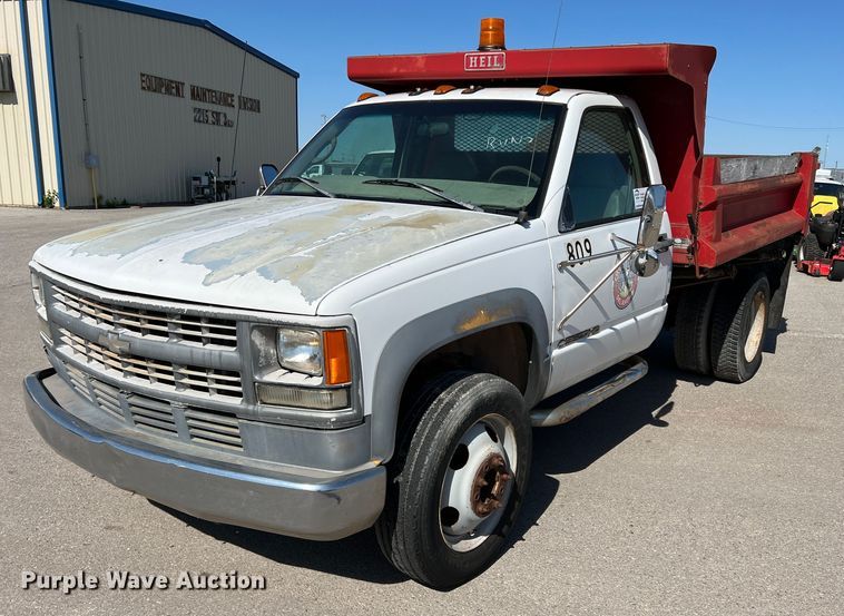image for item DN4619 1998 Chevrolet C3500  dump bed pickup truck