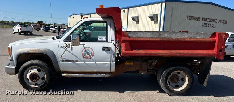 image for item DN4619 1998 Chevrolet C3500  dump bed pickup truck