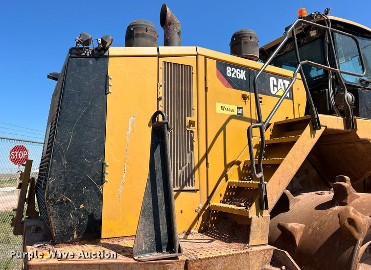 image for item DN4638 2016 Caterpillar 826K  landfill compactor