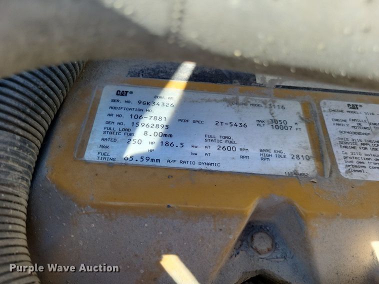 image for item DO3649 1996 Chevrolet Kodiak  dump truck