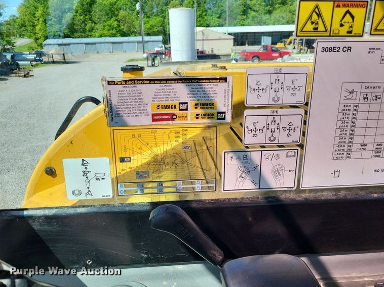 image for item DO3650 2014 Caterpillar 308E2 CR  mini excavator
