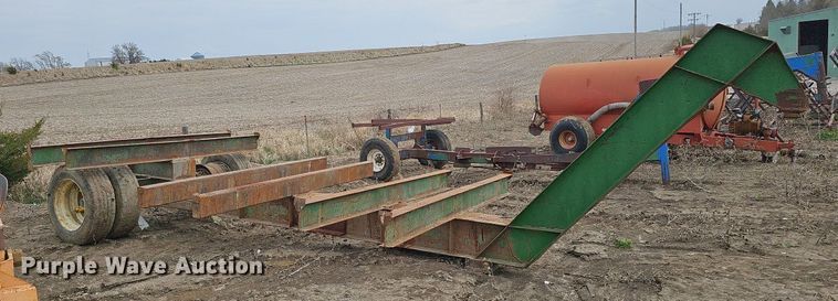 image for item DO4333 Shop built bale trailer