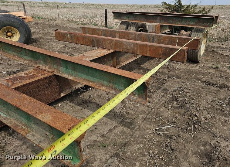 image for item DO4333 Shop built bale trailer