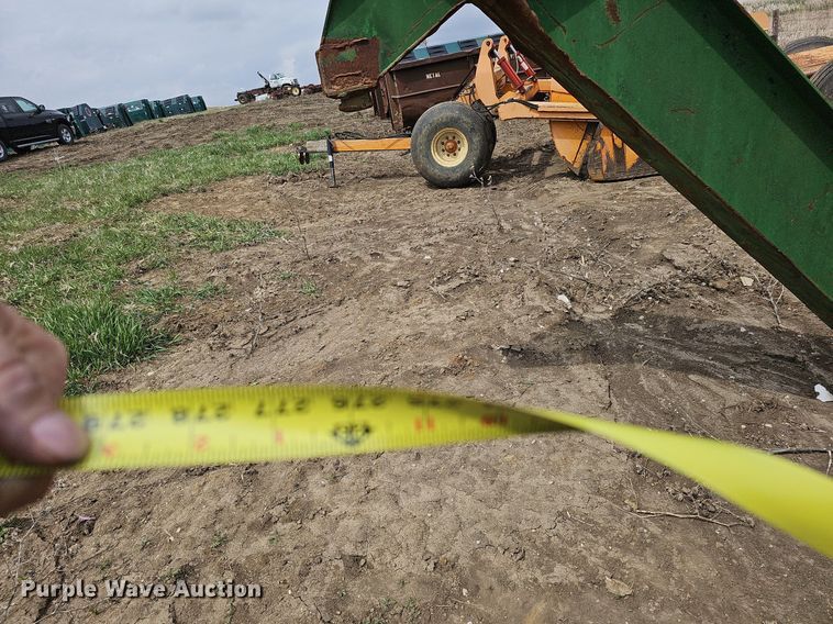 image for item DO4333 Shop built bale trailer