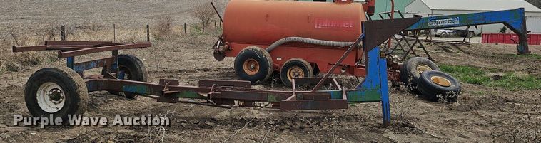 image for item DO4334 Gnuse Mfg Co  refuse bale trailer