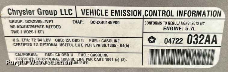 image for item DO4954 2013 Dodge Charger Police